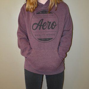 Aeropostale Maroon Hoodie